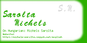 sarolta michels business card